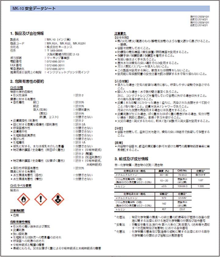 SDS（样例）