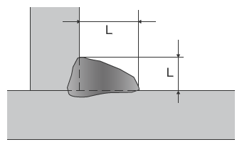 焊缝焊脚长度示例
